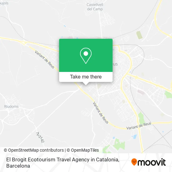El Brogit Ecotourism Travel Agency in Catalonia map