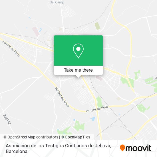 Asociación de los Testigos Cristianos de Jehova map