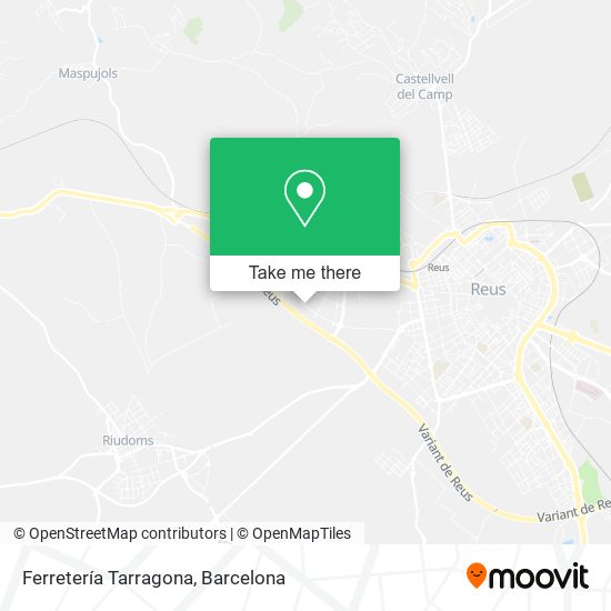 Ferretería Tarragona map