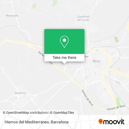 Hierros del Mediterráneo map