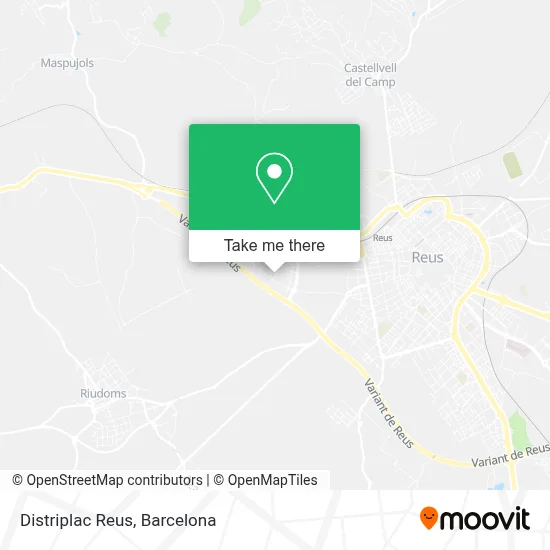 Distriplac Reus map