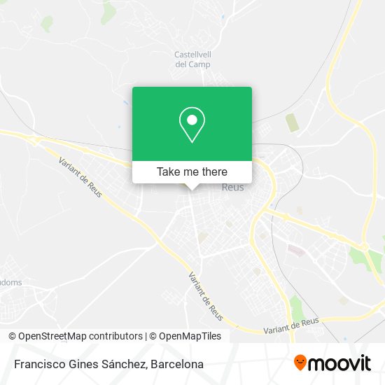 Francisco Gines Sánchez map