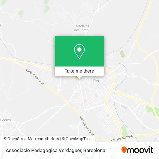 Associacio Pedagogica Verdaguer map