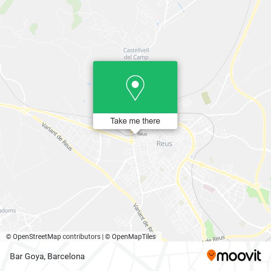 Bar Goya map