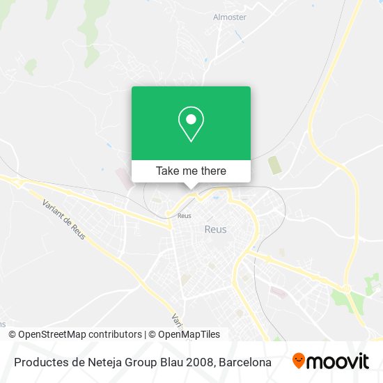 Productes de Neteja Group Blau 2008 map