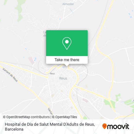 Hospital de Día de Salut Mental D'Adults de Reus map