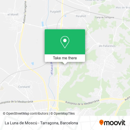 La Luna de Moscú - Tarragona map