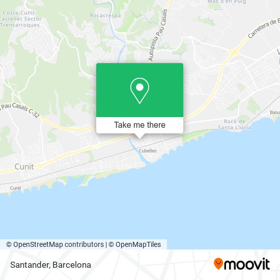 Santander map