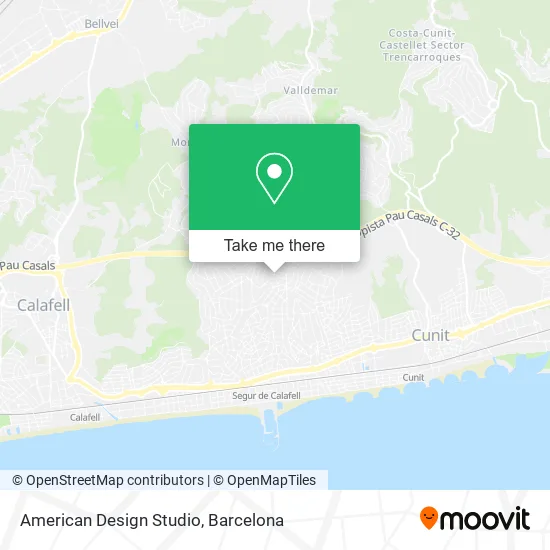 American Design Studio map