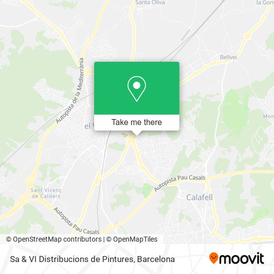 Sa & VI Distribucions de Pintures map