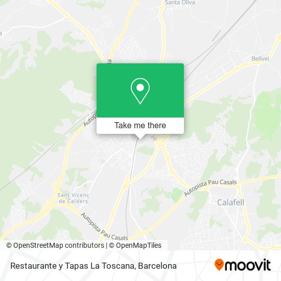 Restaurante y Tapas La Toscana map