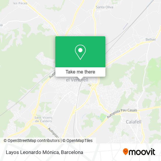Layos Leonardo Mónica map