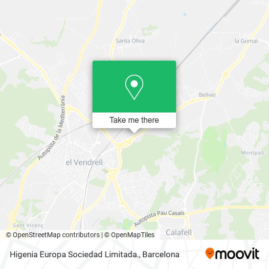 Higenia Europa Sociedad Limitada. map