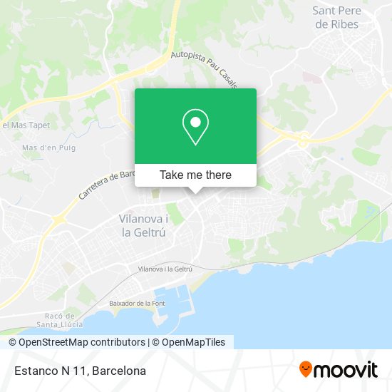 Estanco N 11 map