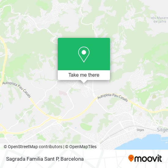 Sagrada Familia Sant P map