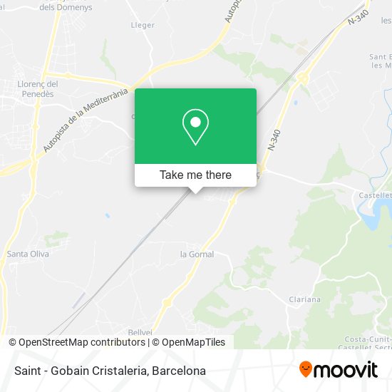Saint - Gobain Cristaleria map