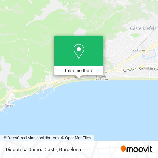 Discoteca Jarana Caste map