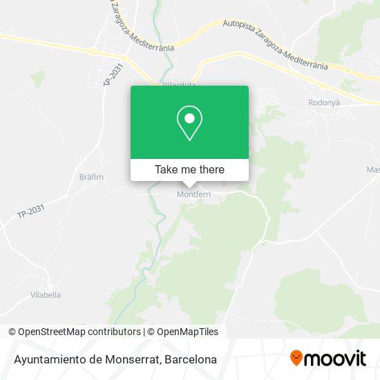 Ayuntamiento de Monserrat map