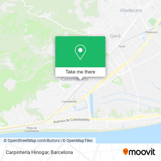 Carpintería Hinogar map