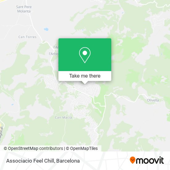Associacio Feel Chill map