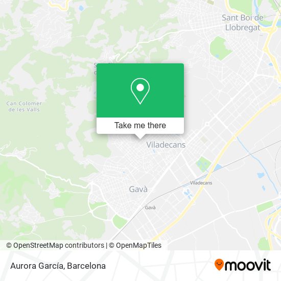 Aurora García map