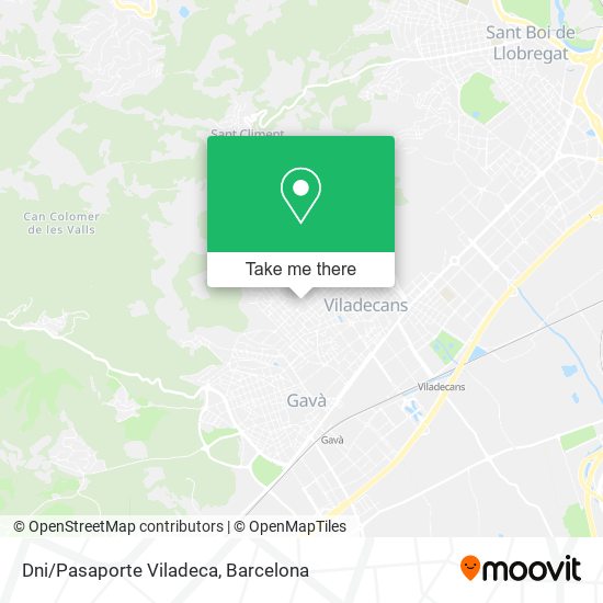 Dni/Pasaporte Viladeca map