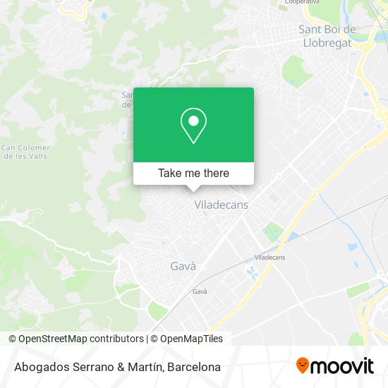 Abogados Serrano & Martín map
