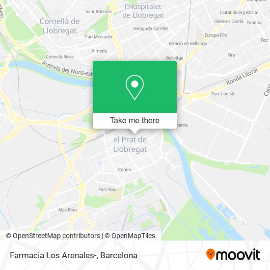 Farmacia Los Arenales- map