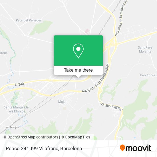 Pepco 241099 Vilafranc map