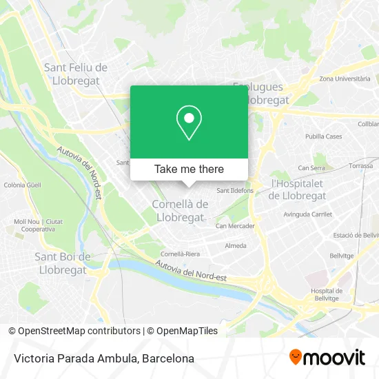 Victoria Parada Ambula map