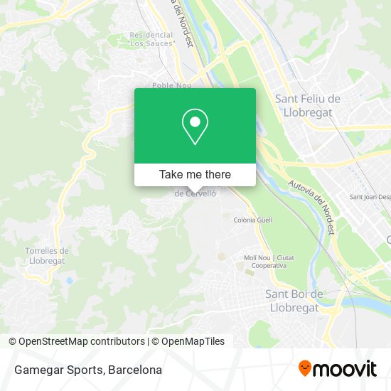 mapa Gamegar Sports