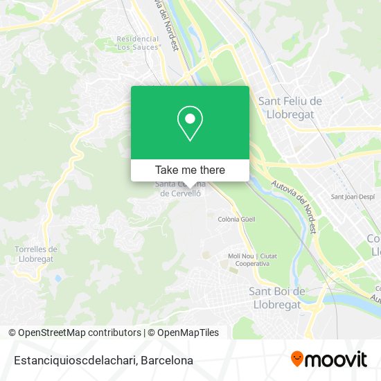 Estanciquioscdelachari map