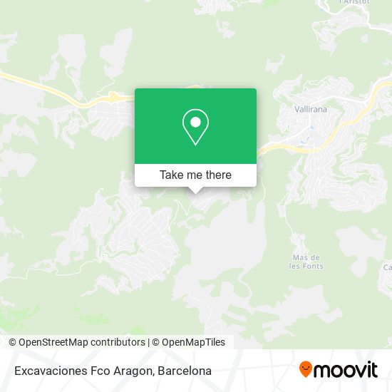 Excavaciones Fco Aragon map