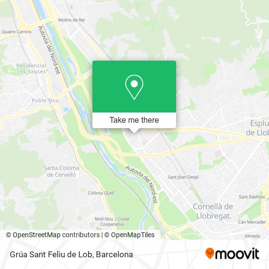 Grúa Sant Feliu de Lob map
