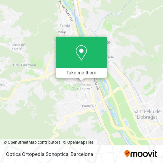 Óptica Ortopedia Sonoptica map