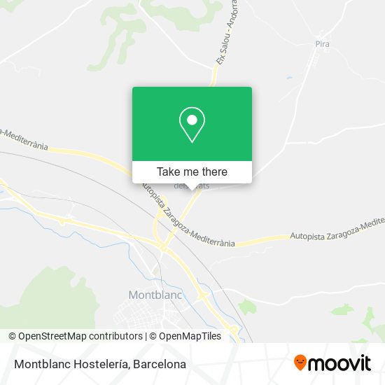 Montblanc Hostelería map
