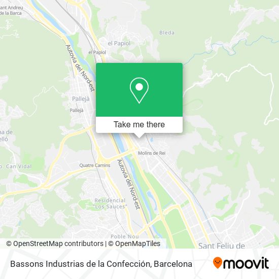 Bassons Industrias de la Confección map