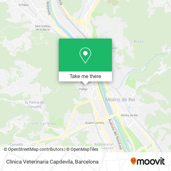Clínica Veterinaria Capdevila map