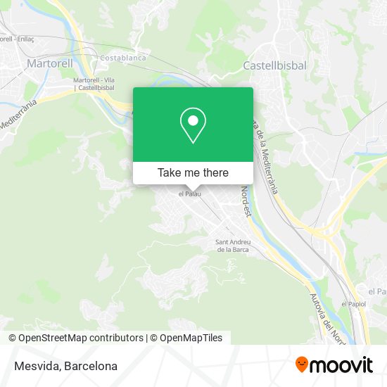 Mesvida map