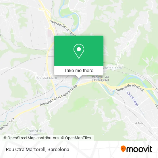 Rou Ctra Martorell map