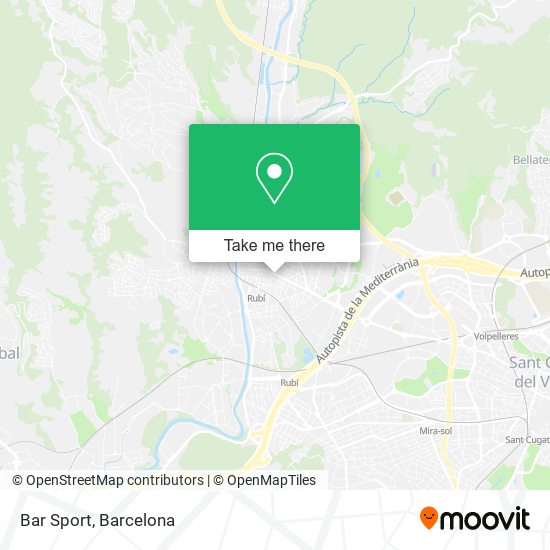 Bar Sport map