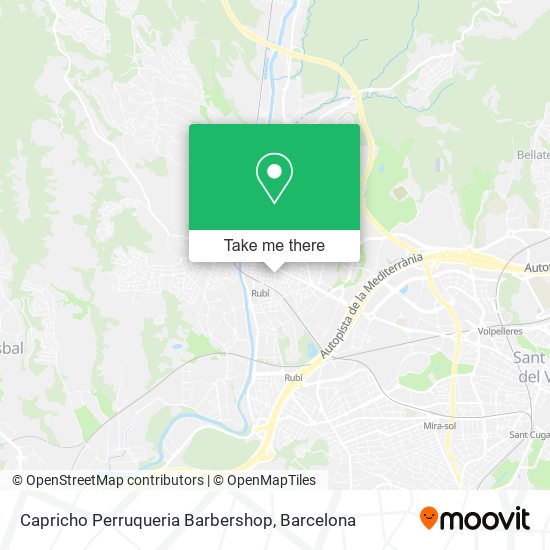 Capricho Perruqueria Barbershop map