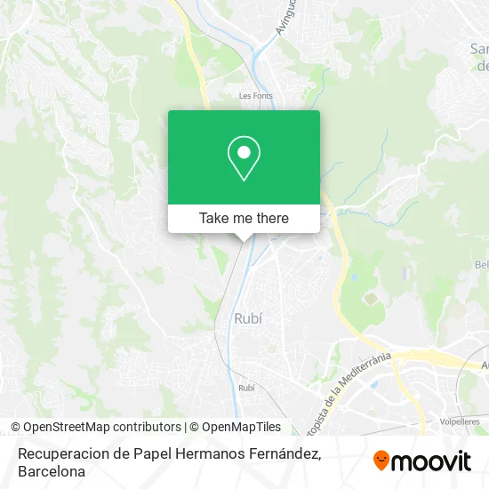 Recuperacion de Papel Hermanos Fernández map