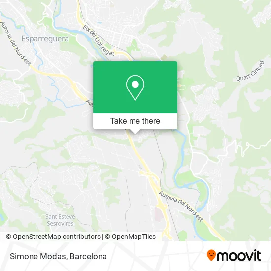 mapa Simone Modas
