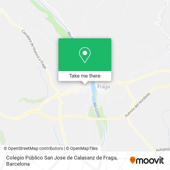 Colegio Público San Jose de Calasanz de Fraga map