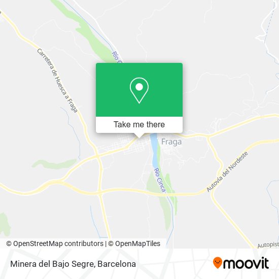Minera del Bajo Segre map