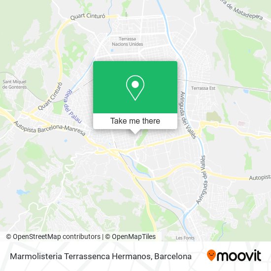 Marmolisteria Terrassenca Hermanos map