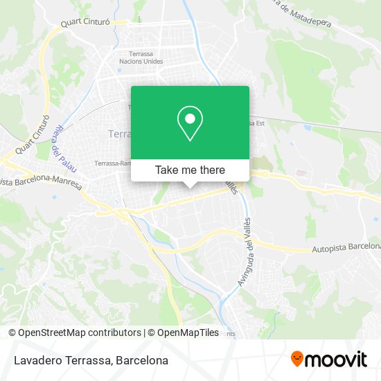 Lavadero Terrassa map