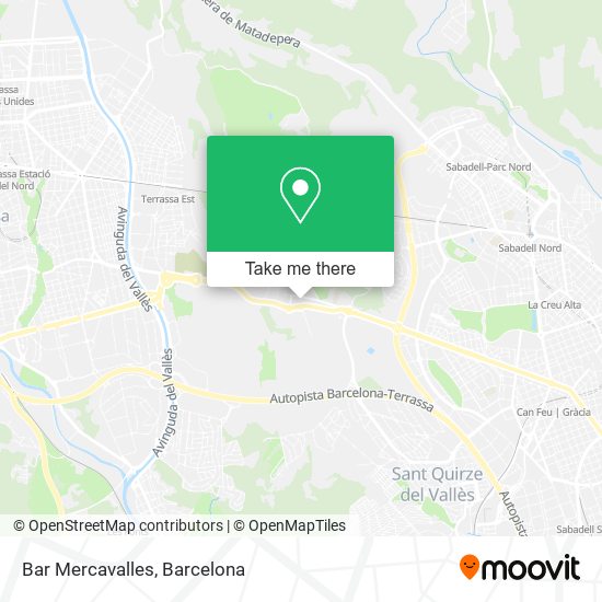 Bar Mercavalles map
