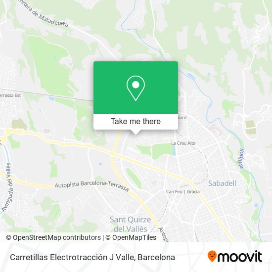 Carretillas Electrotracción J Valle map